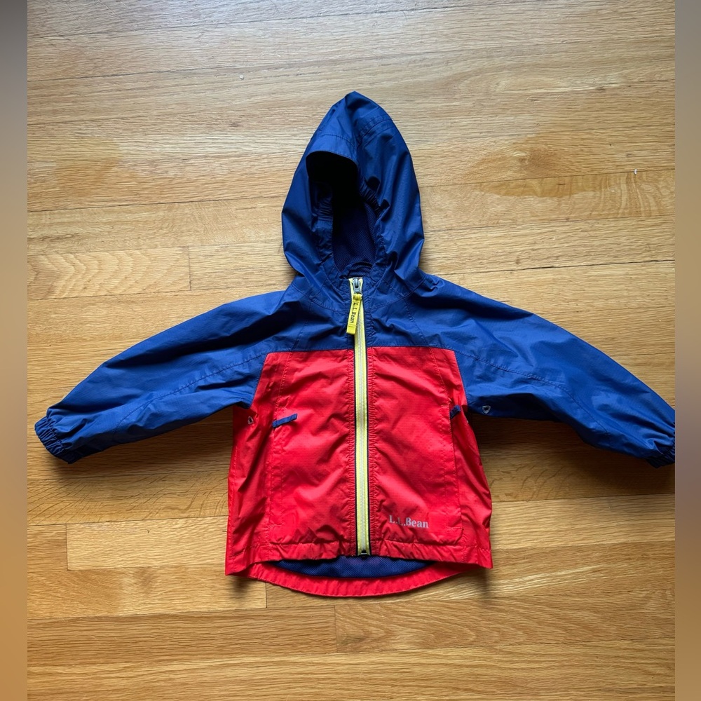LLBean Toddlers' Discovery Rain Jacket, Colorblock